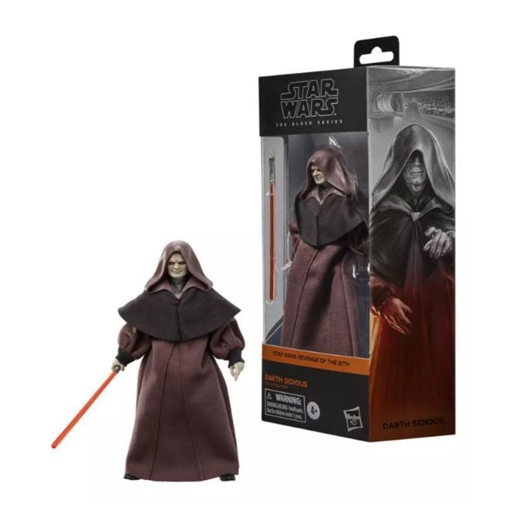 Boneco Star Wars Darth Sidious The Black Series - Hasbro