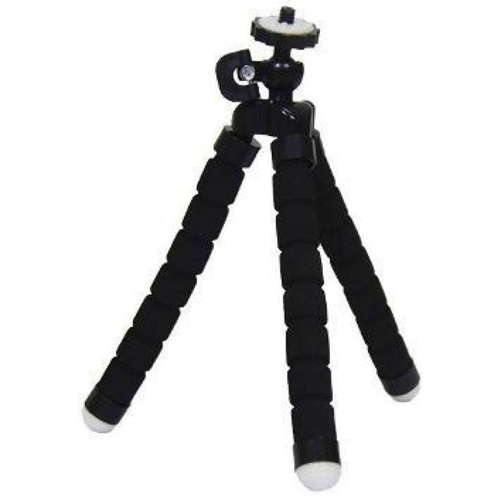 Mini Tripé Flexivel Para Celular 16Cm - Preto