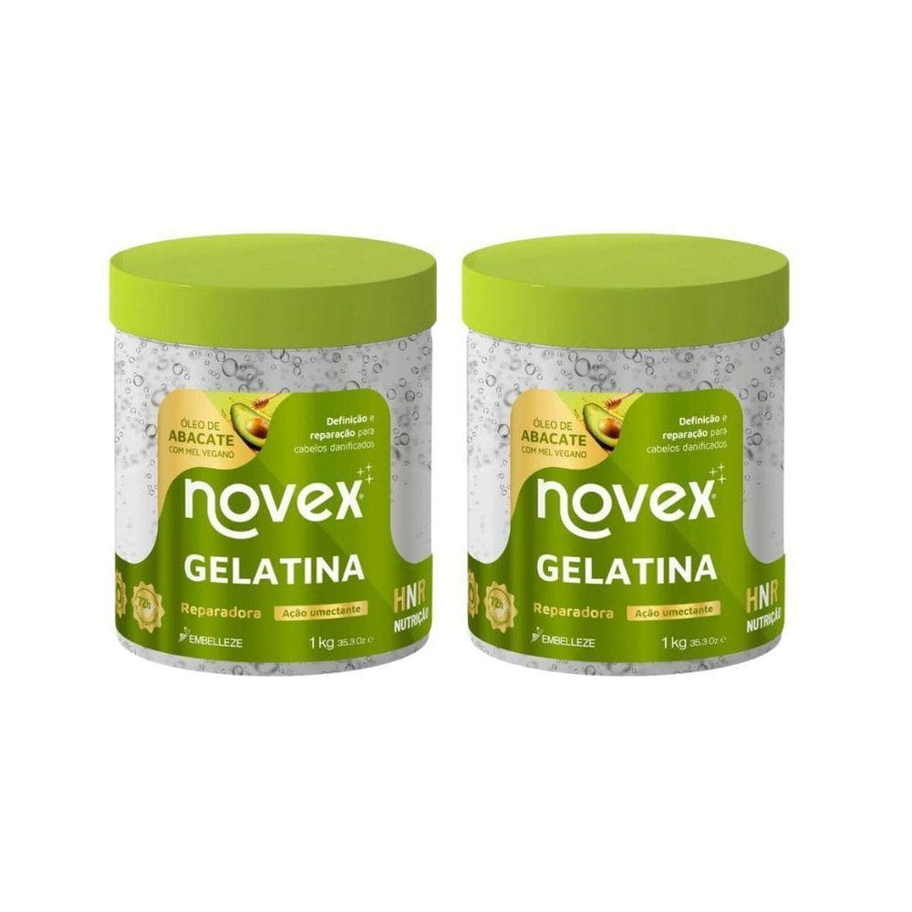 Gelatina Capilar Novex 1000G Oleo De Abacate Reparadora-2Un