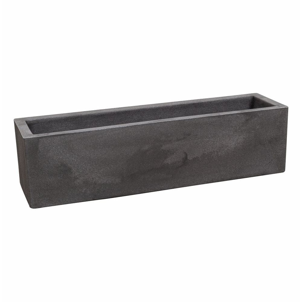 Vaso Floreira Jardineira Flat Polietileno 57x15x15cm Japi