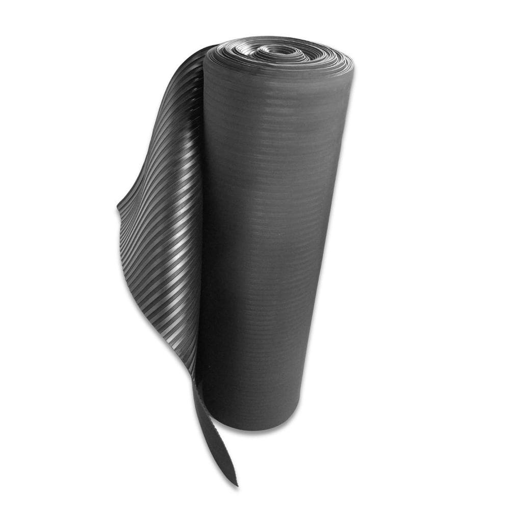 Lençol Piso Borracha Antiderrapante Ripadão 3Mm 1,0M X 6M