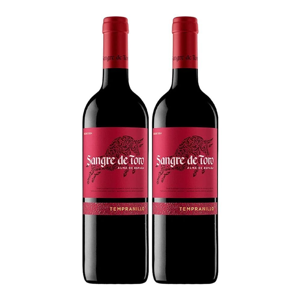 Kit 2 Vinhos Sangre de Toro Tempranillo Tinto Espanha 750ml