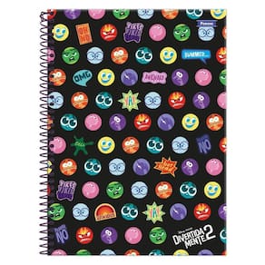 Caderno Univ 15 Matérias 240Fl Divertidamente 2 Faces Foroni