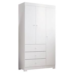 Guarda Roupa Infantil Duda 3 Portas e 3 Gavetas - Phoenix Baby