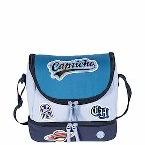 Lancheira Capricho Class Cosmic Patches-Azul
