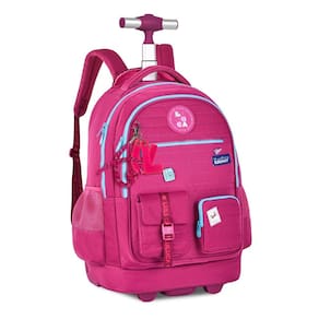 Mochila de Rodinhas Luluca Juvenil Escolar Meninas Passeio