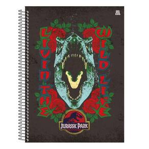 Caderno Univ. 80 Folhas Jurassic Park Capa 3 - Animativa