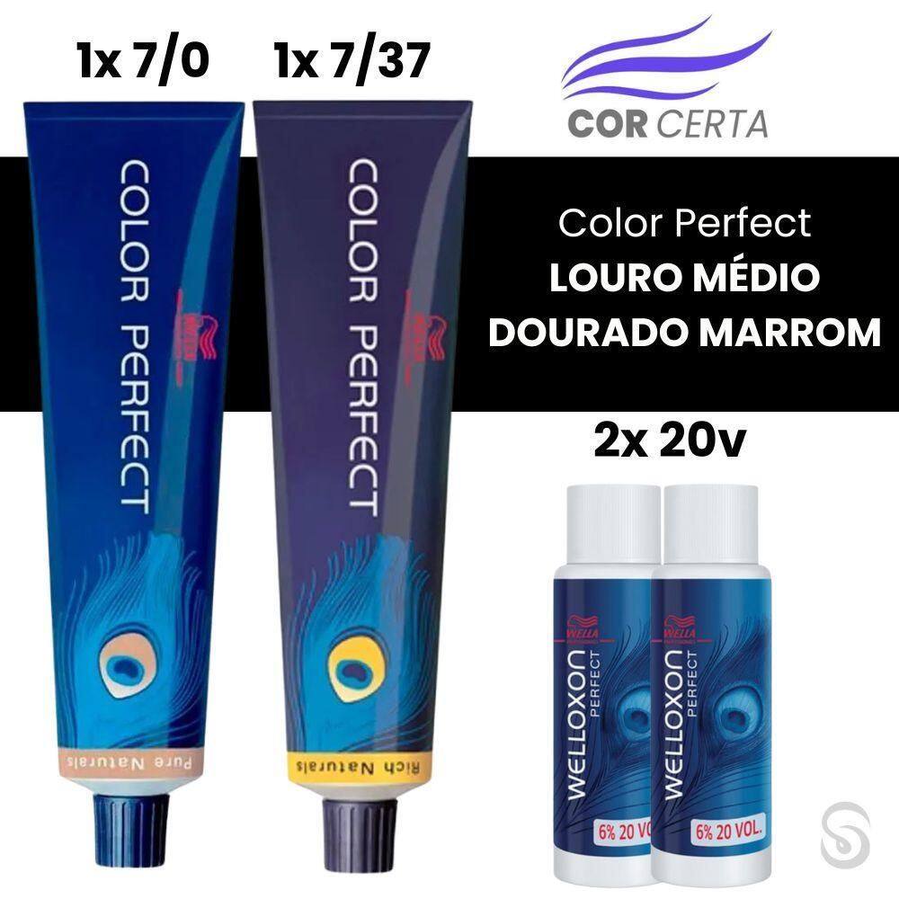 Color Perfect Louro Médio Dourado Marrom