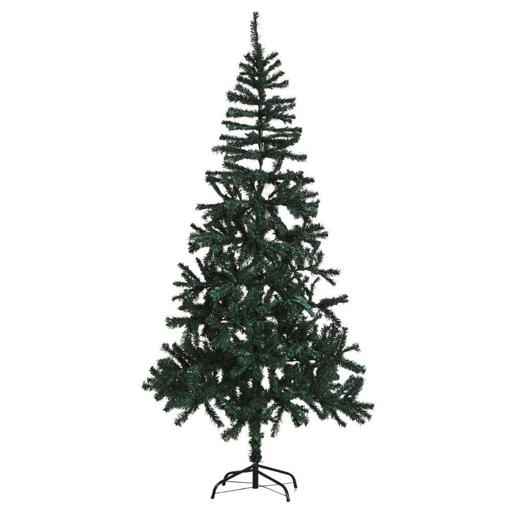 Árvore de Natal Pinheiro Verde Prime Tradicional 800 Galhos 2,40m Pés de Ferro - Bela Flor