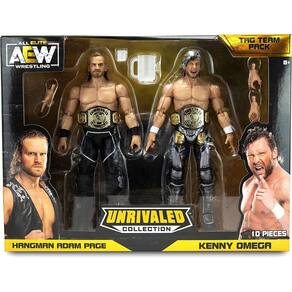 Pacote de Tag Team Action Figures AEW Unrivaled Collection