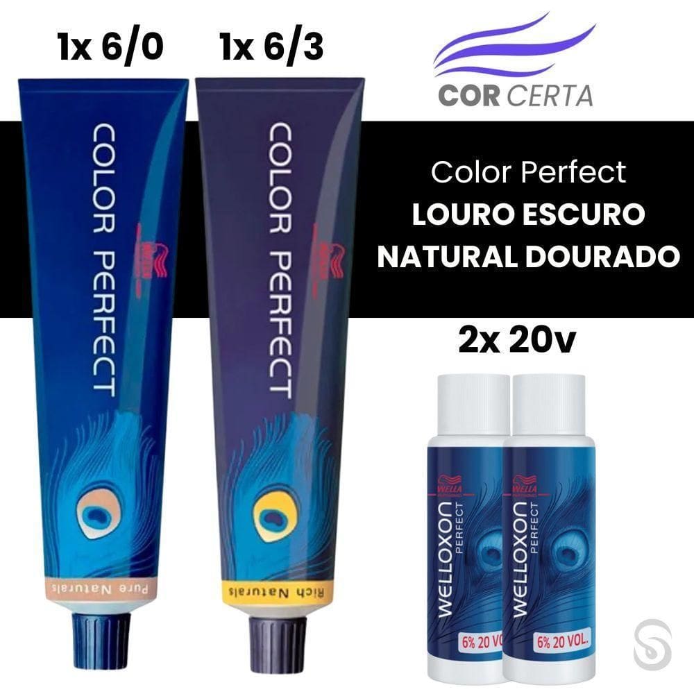 Color Perfect Louro Escuro Natural Dourado