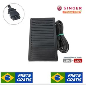 Pedal +Controlador Velocidade Eletrônico Singer Fashion