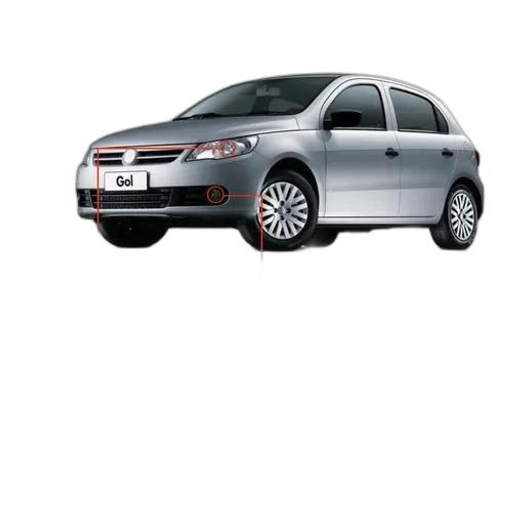 Kit Super Led Gol G5 Farol Simples 2008 Alto Baixo E Milha