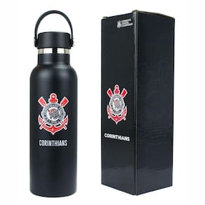 Garrafa Térmica Alça Rosqueável 500Ml - Corinthians
