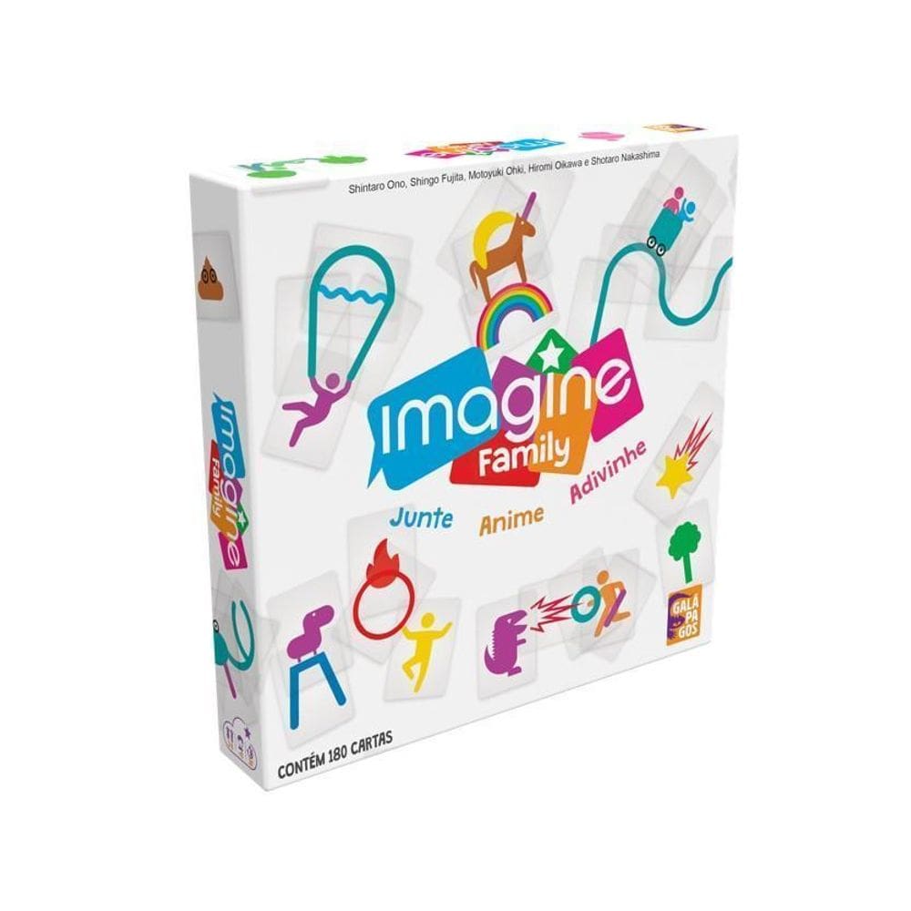 Jogo De Cartas Imagine Family - Galápagos