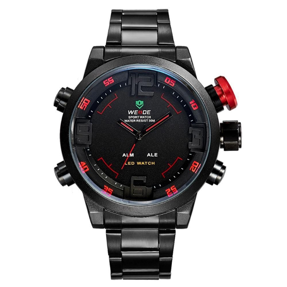 Relógio Masculino Weide Anadigi Wh-2309B - Vermelho