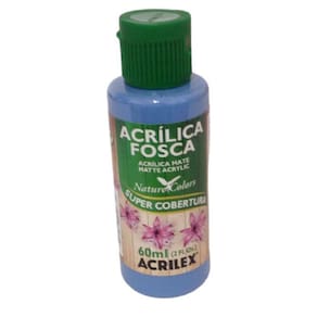 Tinta Acrílica Fosca Azul Bali - 921 - Acrilex - 60Ml