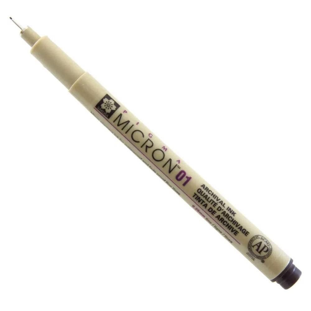 Marcador Tecnico Nankin Pigma 01 Marrom