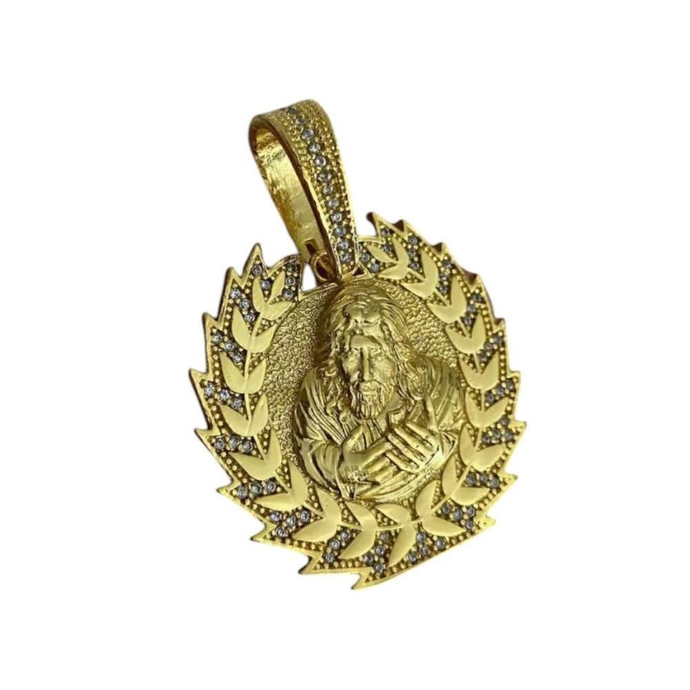 Pingente Jesus Ramos G - Banhado A Ouro 18K