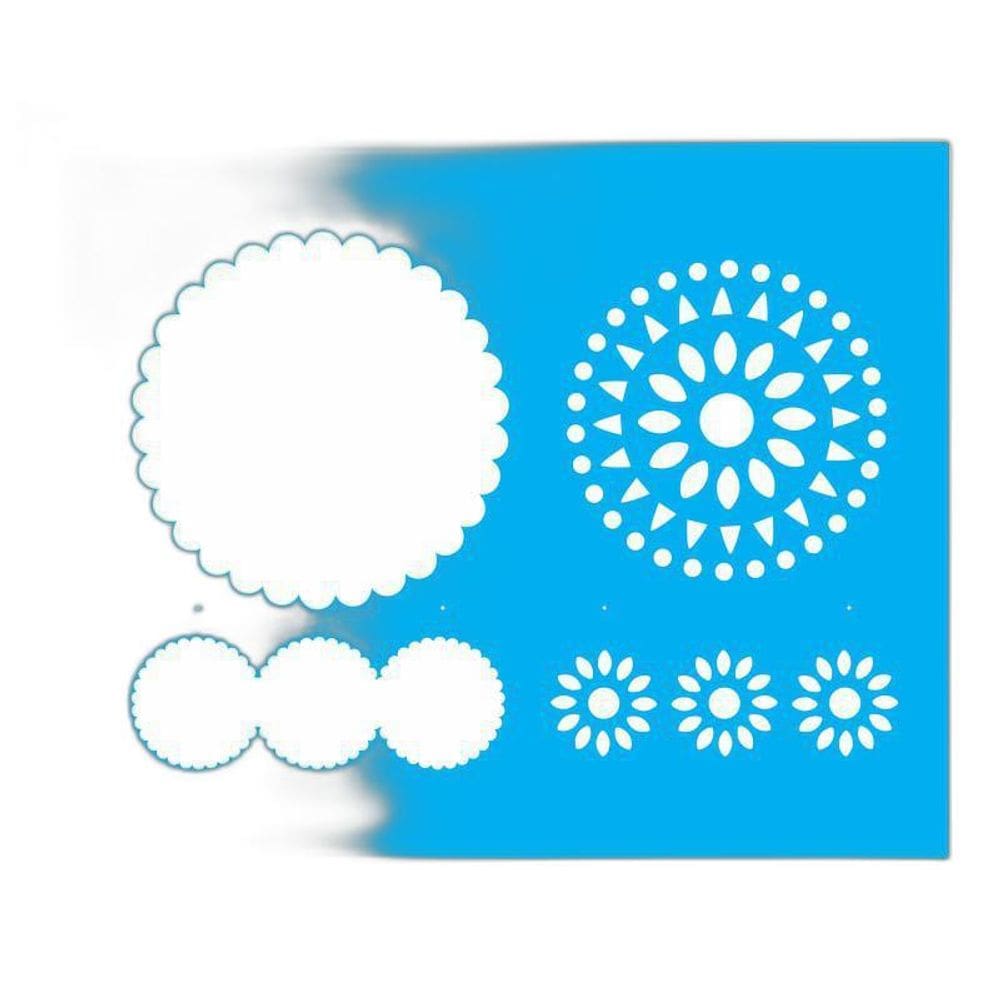 Stencil Tamako Mandalas - 20X25Cm - Ref B195