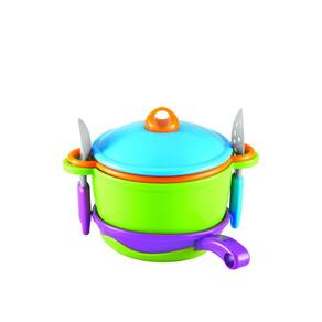 Recursos de aprendizagem de alimentos do Pretend Play New Sprouts Cook it! 6 unidades
