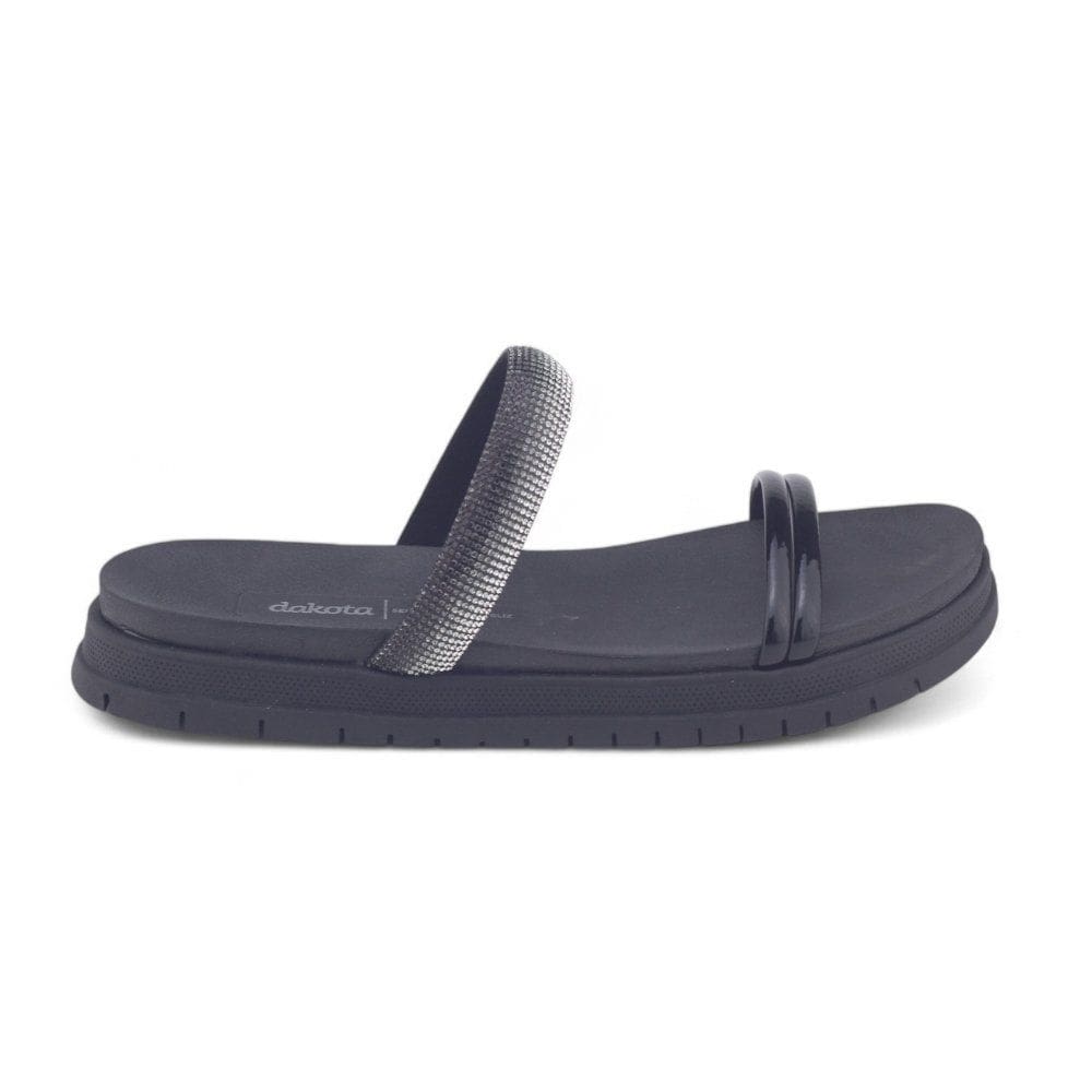Chinelo Papete Feminino Dakota Y7722 brilhos Strass