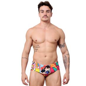 Sunga Estampada Gibi  Slim - JWilas Beachwear