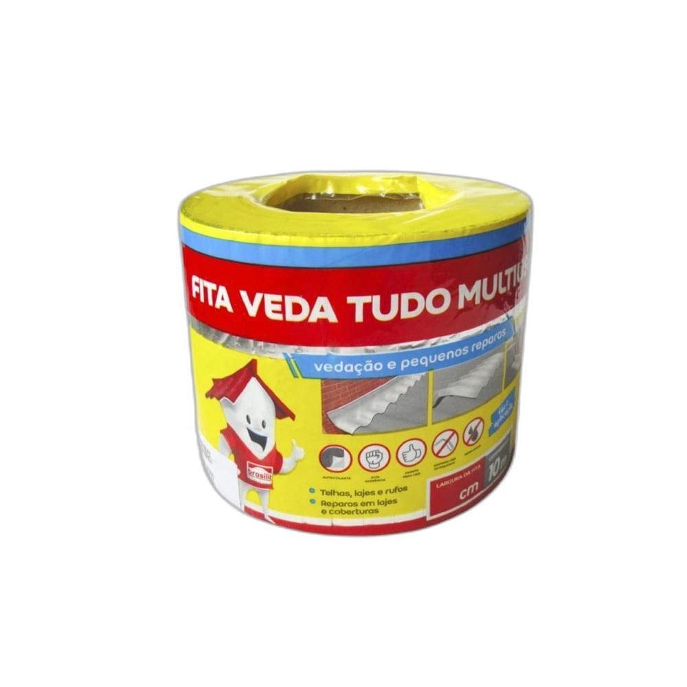 Fita Multi-Uso Veda Tudo Brasilit 30Cmx10M