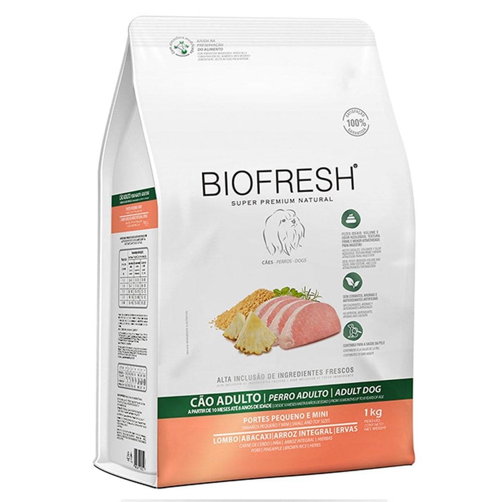 Ração Cães Adultos Mini E Pequenos Sabor Lombo Abacaxi E