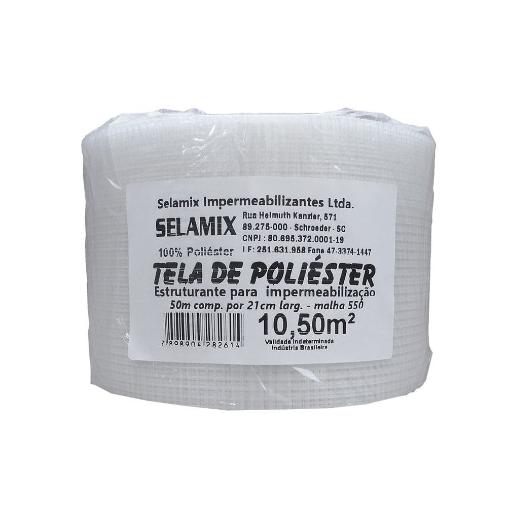 Tela Poliester 550 2X2MM  Largura 21 cm x 50 metros de comprimento