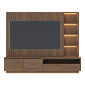 Estante Home Theater Cancún Ripado para TV até 82” - Colibri