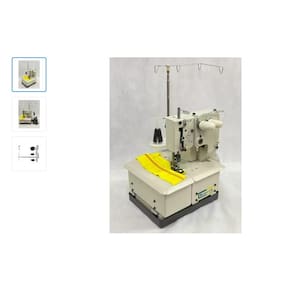 Máquina de Costura Galoneira Portátil c/ Motor Acoplado, 2 A