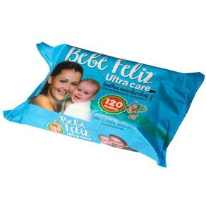 Toalha Umedecida Bebê Feliz 120 Folhas Hidratação e Proteção