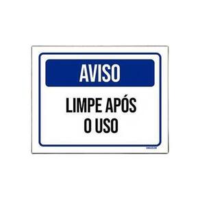 Placa De Sinalização - Aviso Mantenha Distância 36X46