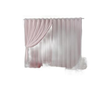 Cortina Elegance 2,00 X 1,70 Vermelho
