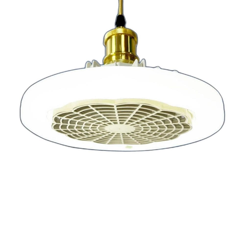 Ventilador De Teto Com Led E27 Controle A Luz E O Ar