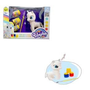 Brinquedo Unicórnio Unika De Colorir Infantil