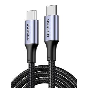 Cabo Usb Tipo C Turbo Pd 100W 20V 5A Carregamento Rápido 2M