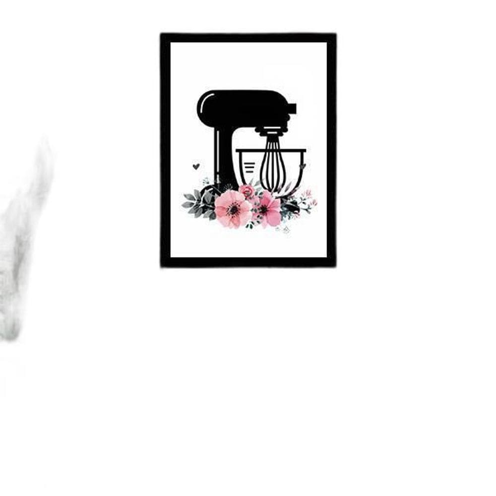 Quadro Batedeira 34x23cm Brilhante - Quadros On-Line