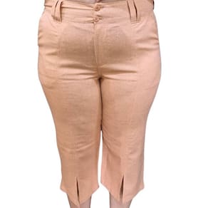 Calça Alfaiataria Feminina Pantacourt Linho G