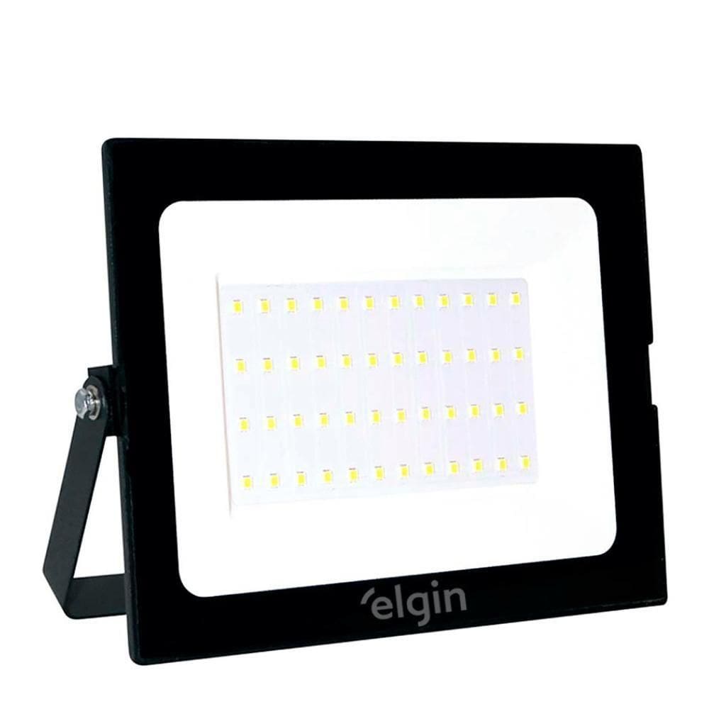 Refletor Led Elgin 50w 6500k Preto