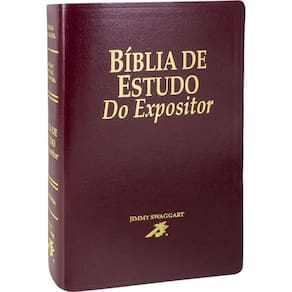 Bíblia de Estudo do Expositor - NVTE - Vinho - SBB