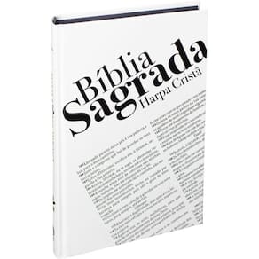 Bíblia Sagrada Texto - com Harpa Cristã - ARC - SBB