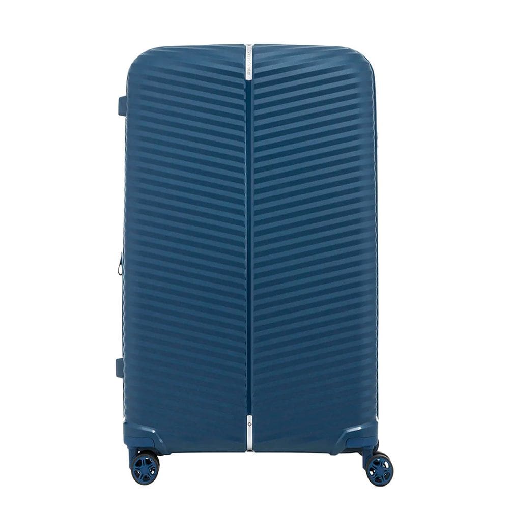 Mala Grande de Viagem Polipropileno Samsonite Varro Expansível Cadeado Tsa Azul Marinho