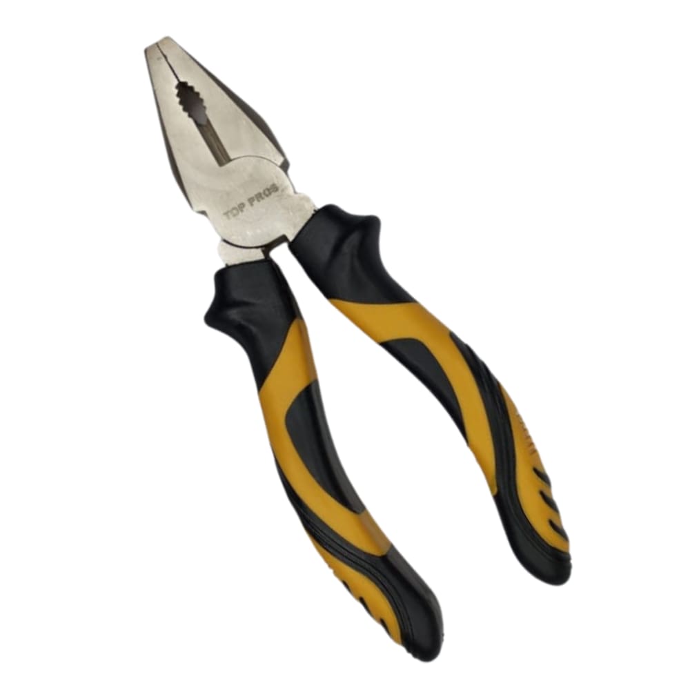 Alicate Universal Niquelado 6&quot; 160mm Aço Carbono Ferramenta Profissional Multiuso Cabo Emborrachado