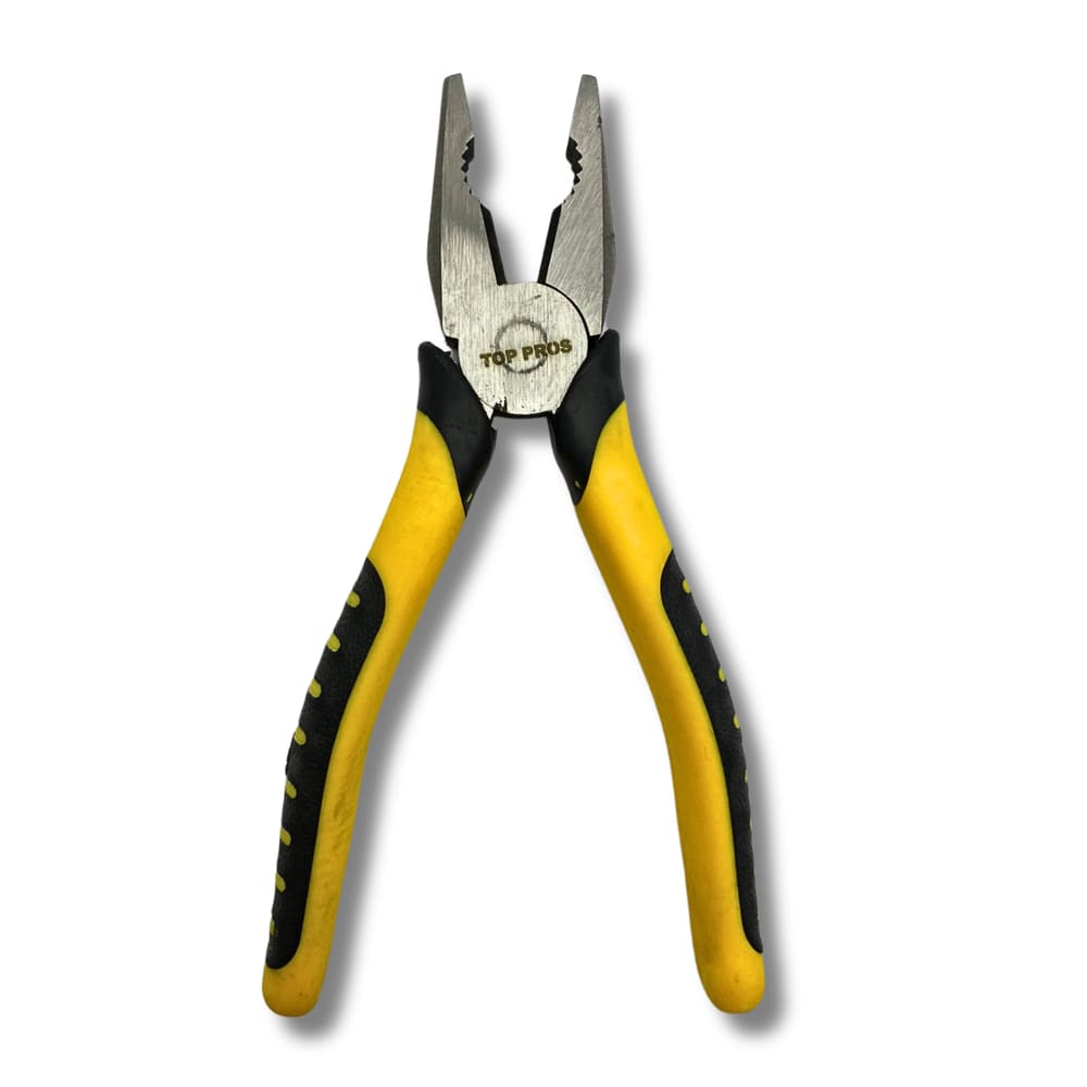 Alicate Universal 8&quot; 200mm Aço Carbono Ferramenta Profissional Multiuso Cabo Emborrachado
