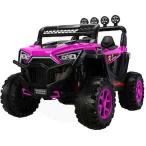 Carro Jipe Elétrico UTV 4X4 12v com Som Música luz