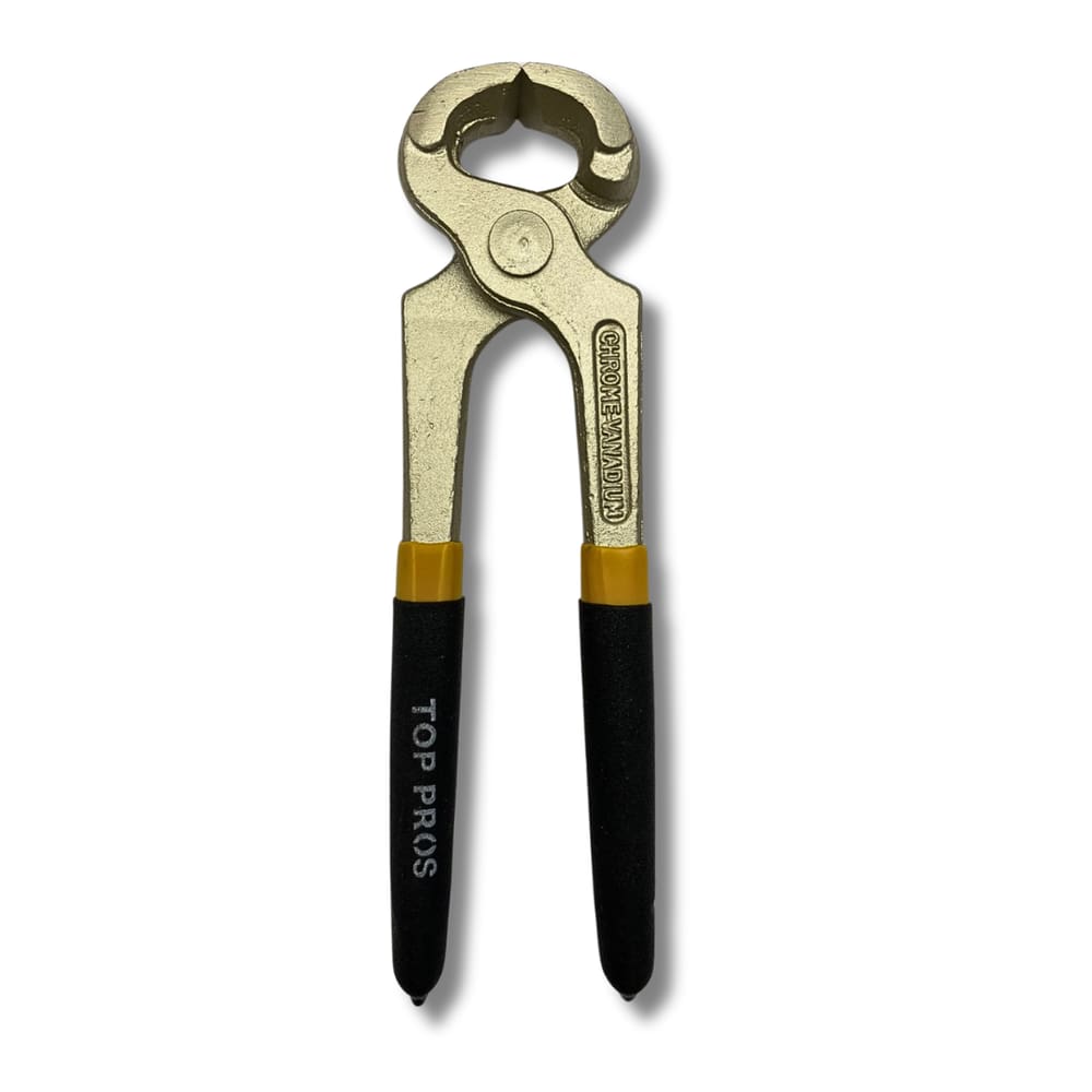 Alicate Corte Frontal 6” Torques Aço Carbono Niquelado Turquesa Armador Azulejista Piso Arame 150mm