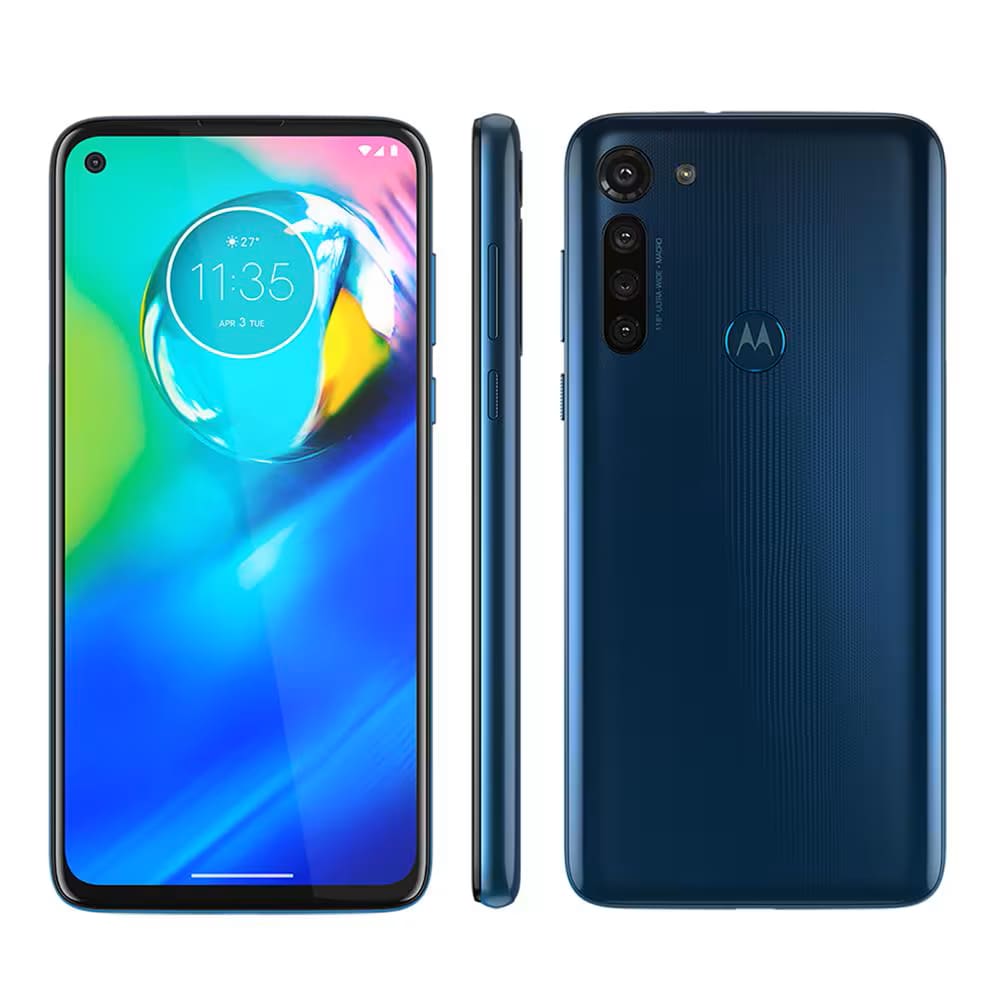REEMBALADO: Motorola Moto G8 Power 64GB 4GB de RAM Tela de 6.4 - Azul Atlântico