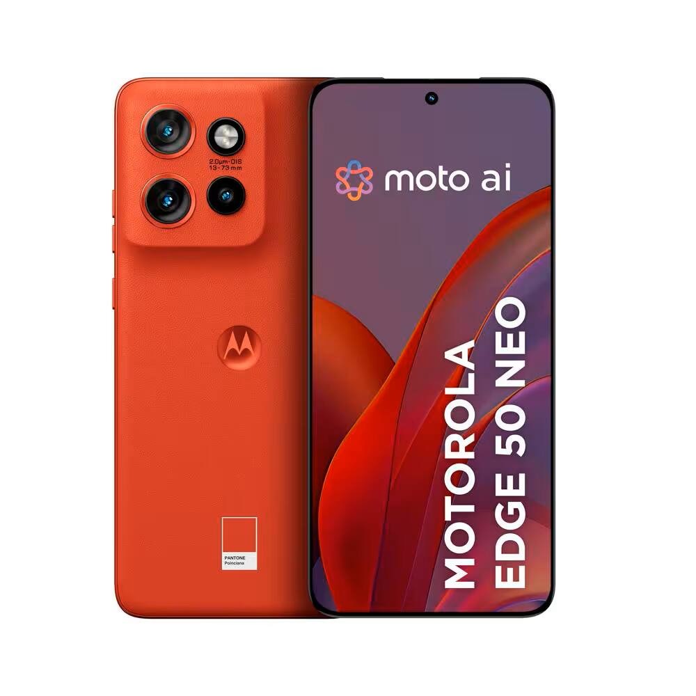 REEMBALADO: Motorola Edge 50 Neo 5G Poinciana Vegan Leather Tela 6,4